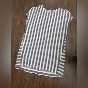 Striped madewell oversized dress.